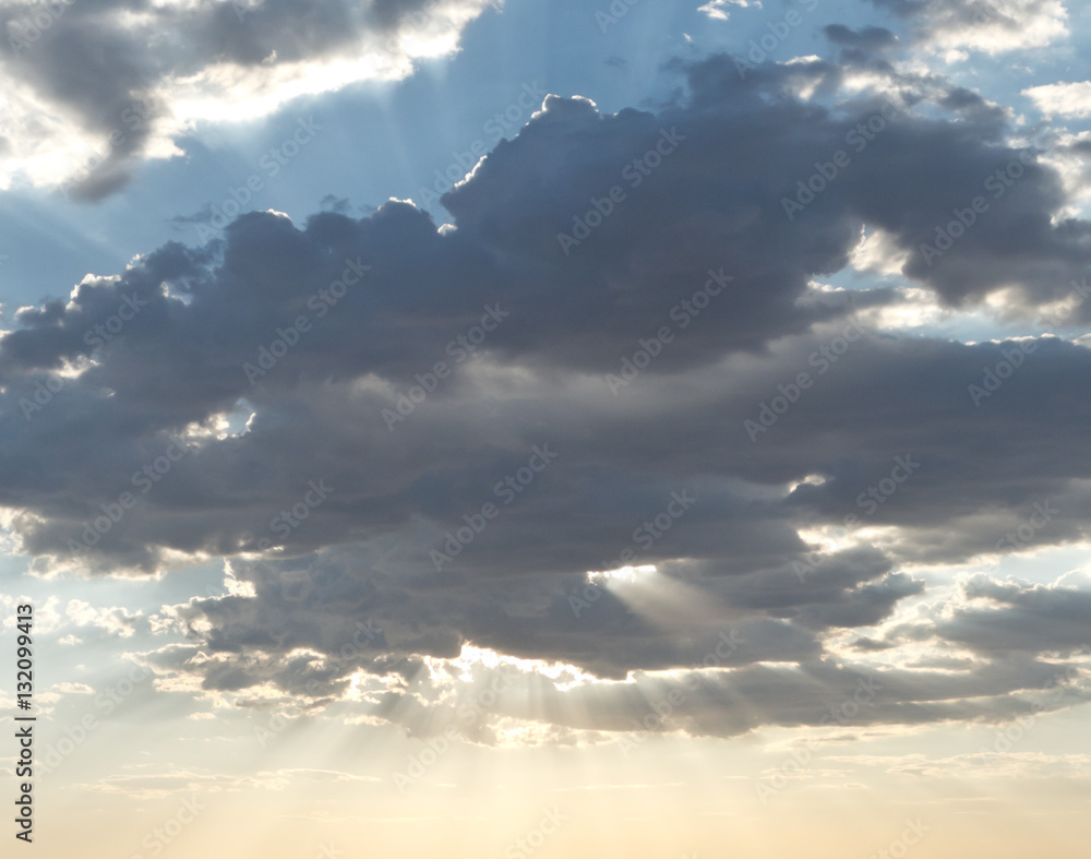 Obraz premium sky and rays