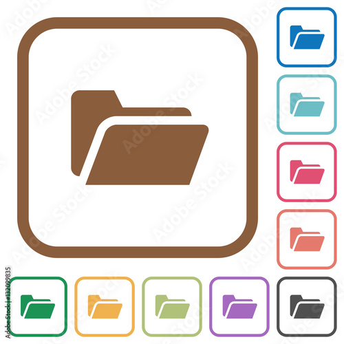 Tapety artystyczne Folder open simple icons