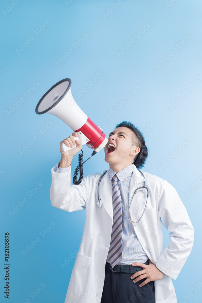 male doctor take microphone male doctor take microphone