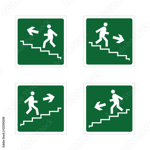 escalier sens circulation