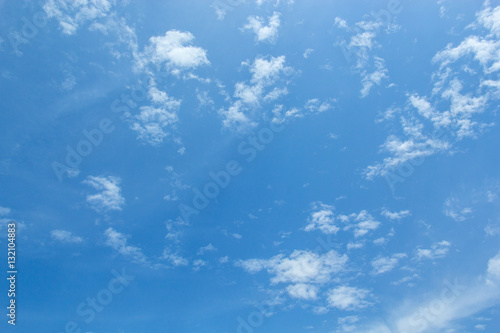  Blue sky and altocumulus clouds