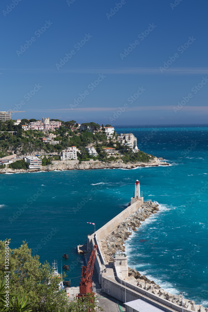 Nice harbor France riviera