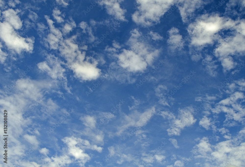 Fototapeta premium Sky, blue sky, white clouds, naturally.