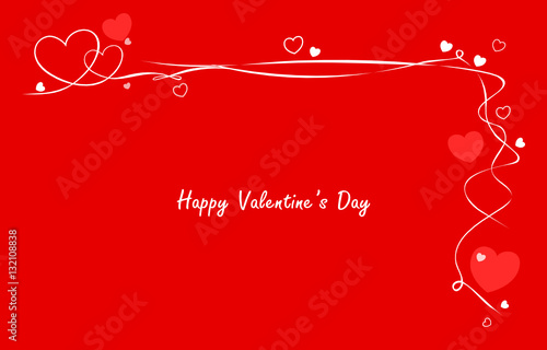 Schleifenband Valentinstag