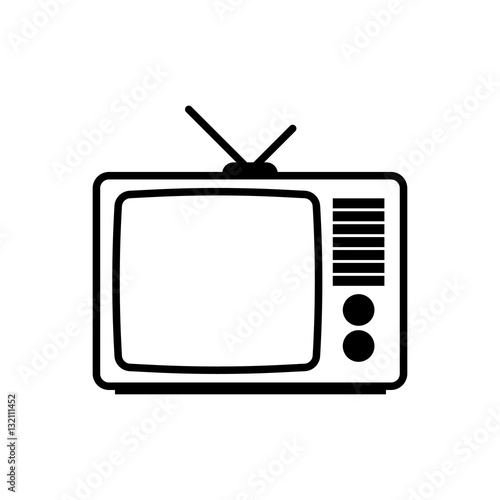 Retro tv icon