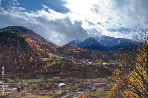 Gruzja piekną jesienią. A beautifull autumn in Georgia.