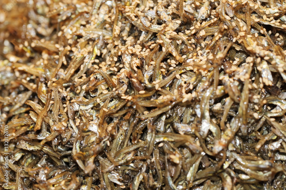 stir-fried anchovies