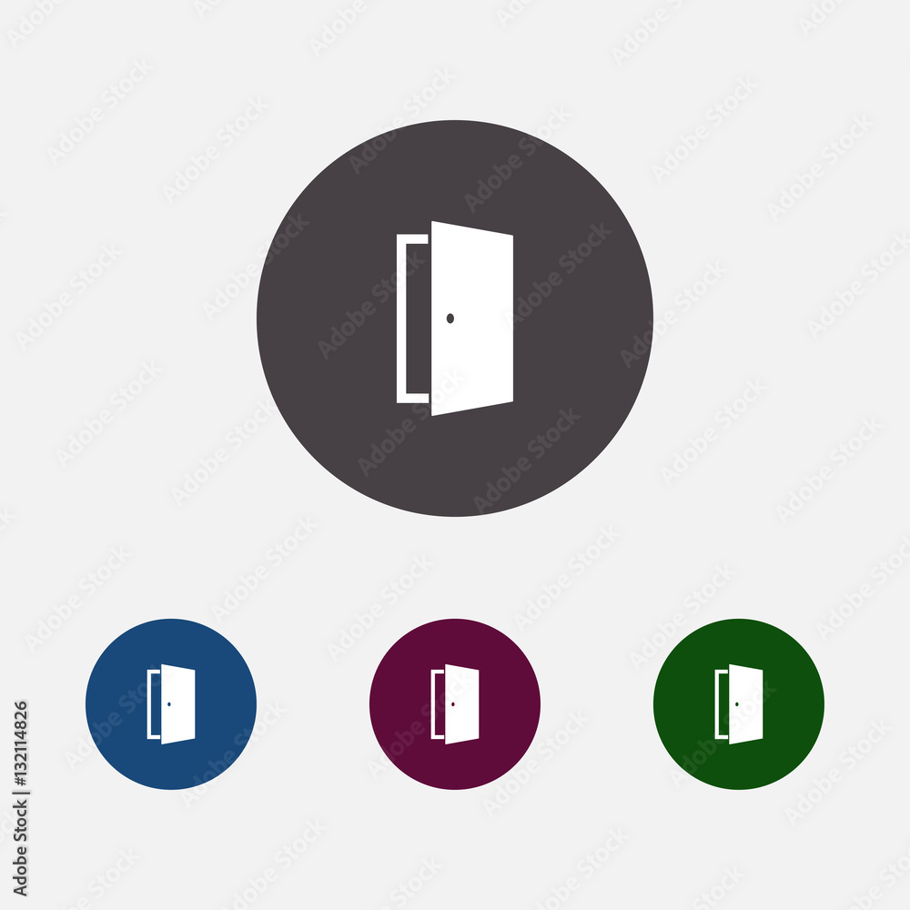 door icon illustration door icon illustration