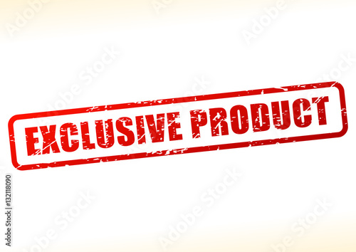 exclusive product text buffered