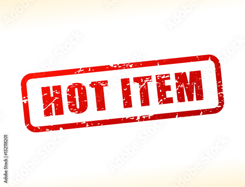 hot item text buffered