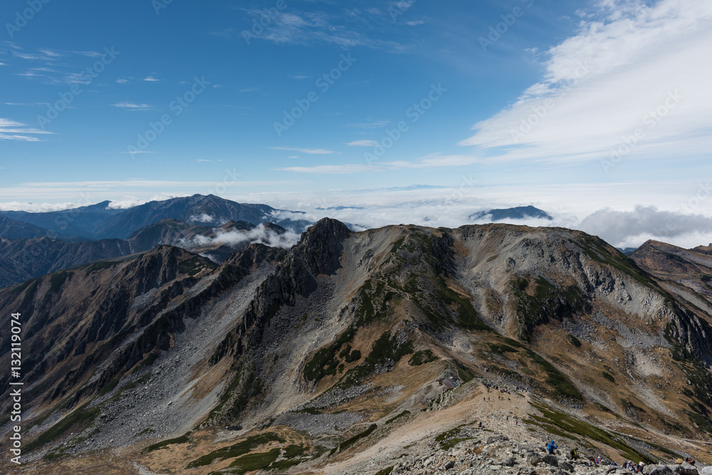 Fototapeta premium 立山雄山からの眺め
