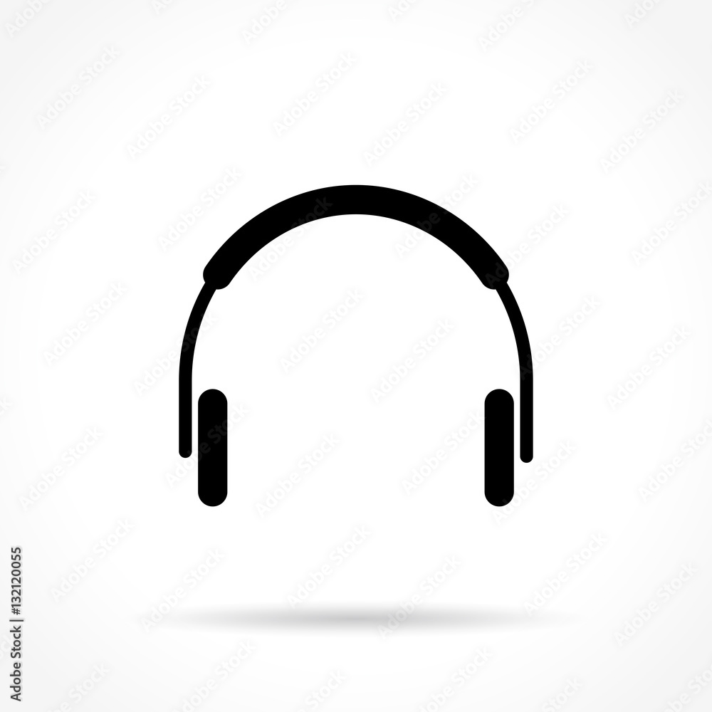 headphone thin line icon