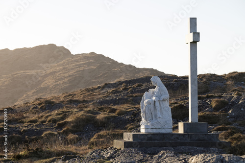 Religious monument dedicated to Timothy Donovan on the Sheeps Head Peninsula County Cork Ireland photo