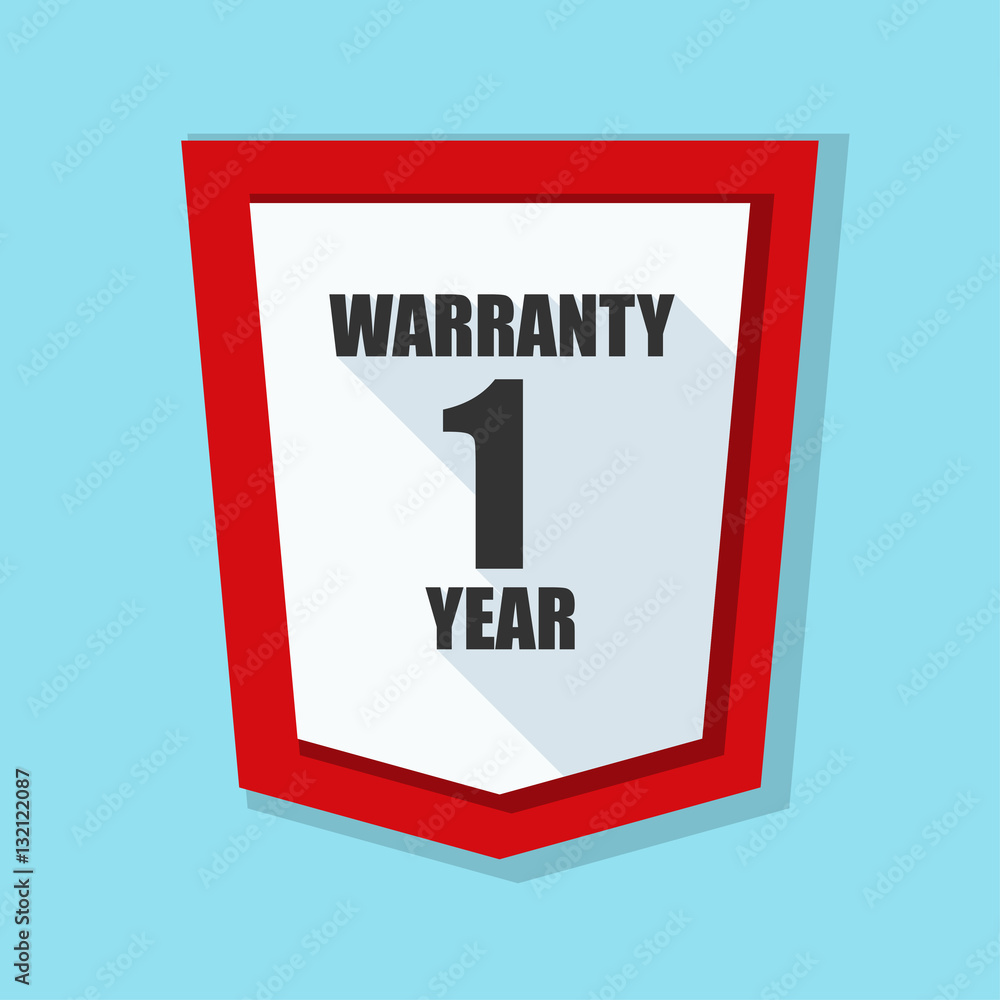1 Year Warranty shield