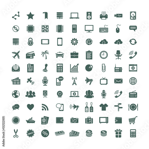 Web icons set