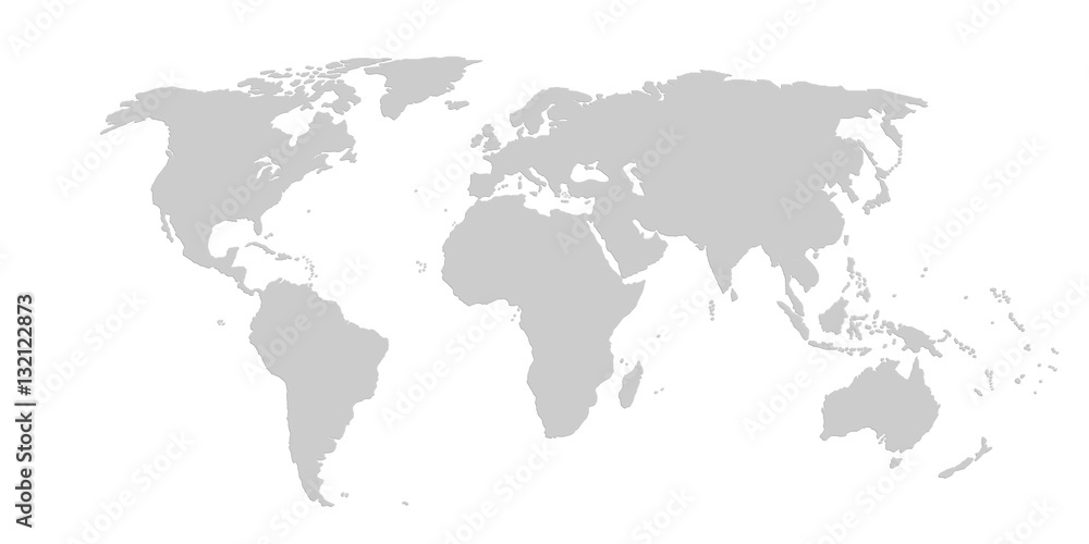 Obraz premium Mapa świata