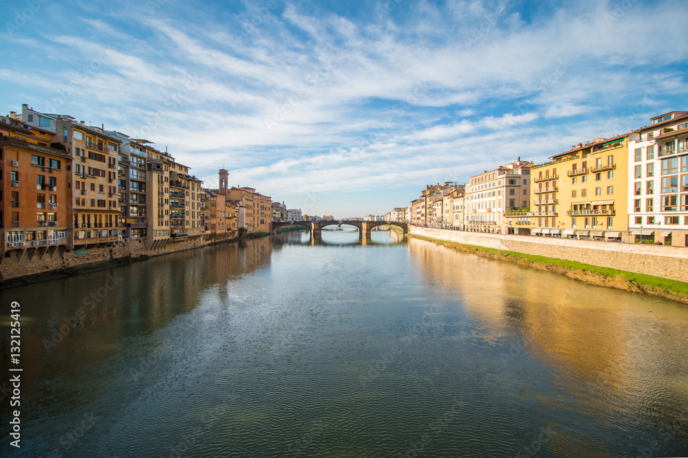 Vista da ponte vecchio, Firenze.