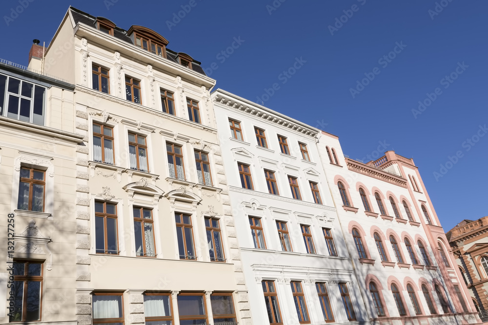 Renovierte Häuserfassade in Görlitz, Deutschland Renovierte Häuserfassade in Görlitz, Deutschland