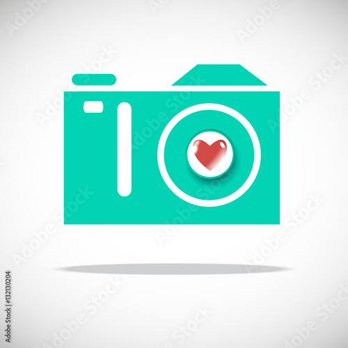 camera vector digital black lens focus photographer