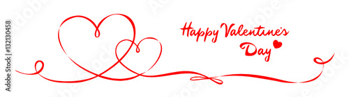 Schleifenband Valentinstag