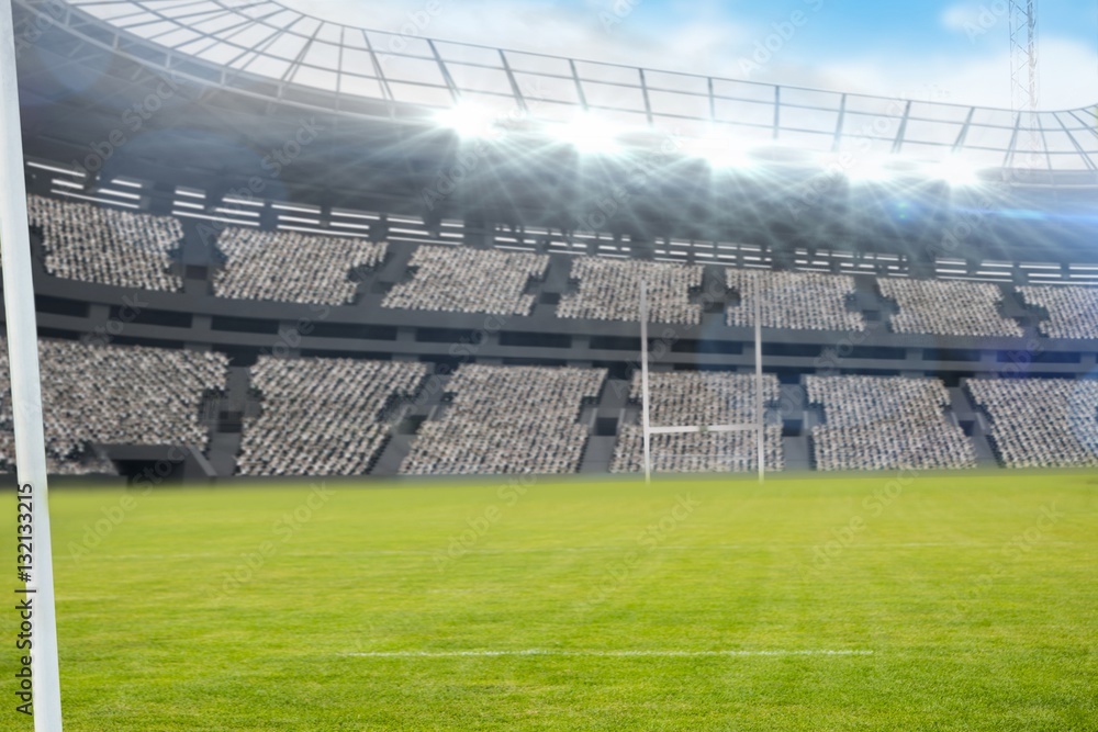 Naklejka premium Stadion z nieba 3d