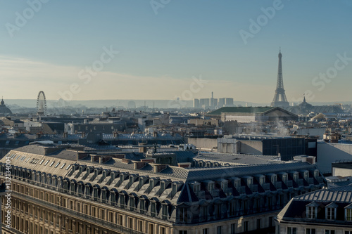 View of the roofs of Paris.