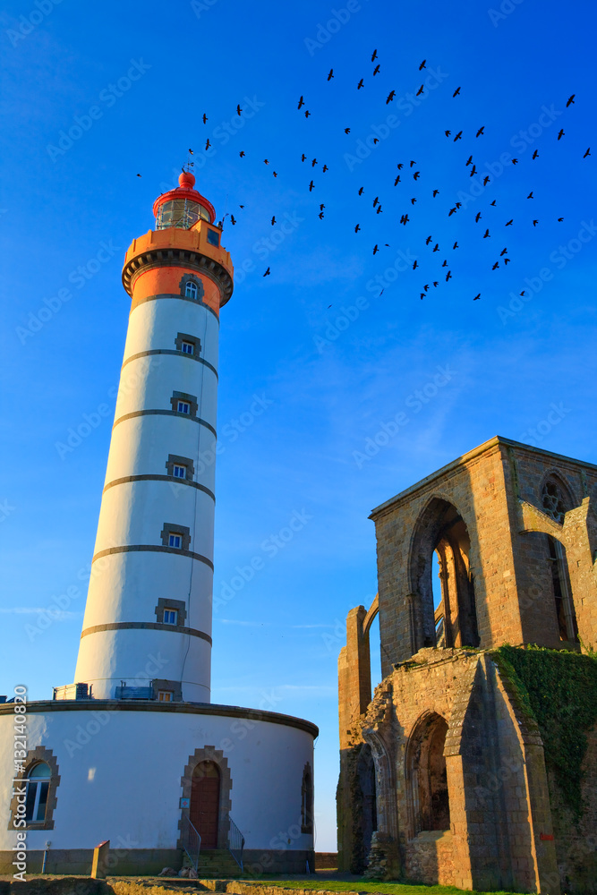 Naklejka premium Pointe saint Mathieu, Finistère