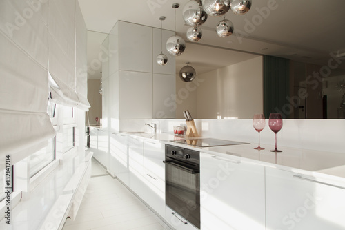 Modern kitchen design in a Penthouse