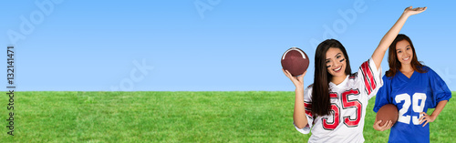 Female Football Fan