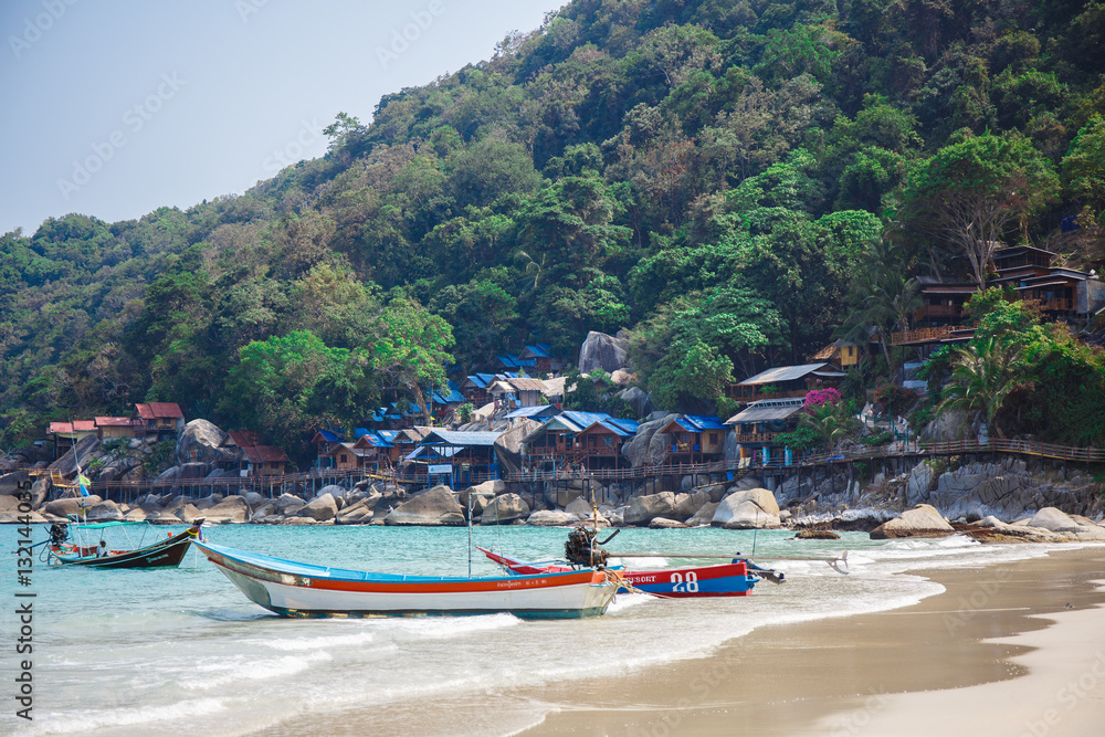 Fototapeta premium Beautiful scenery of beach