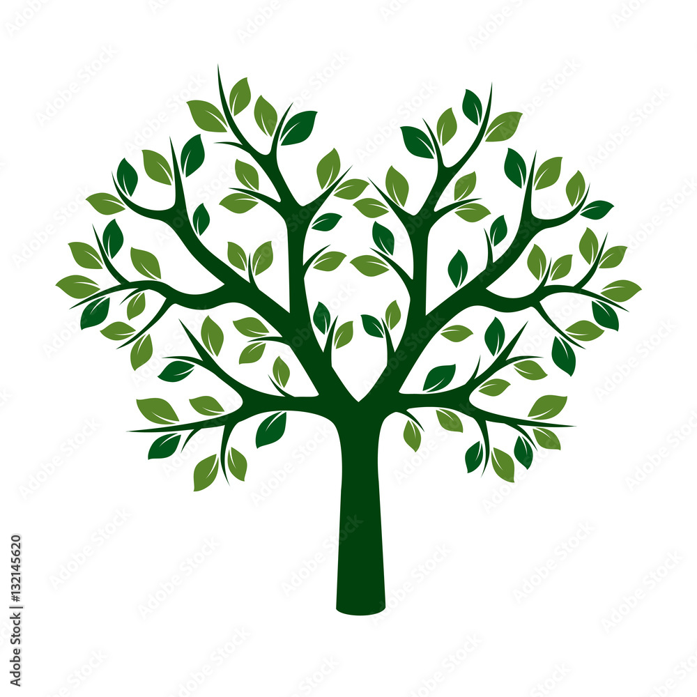 Green Tree. Vector Illustration. Green Tree. Vector Illustration.