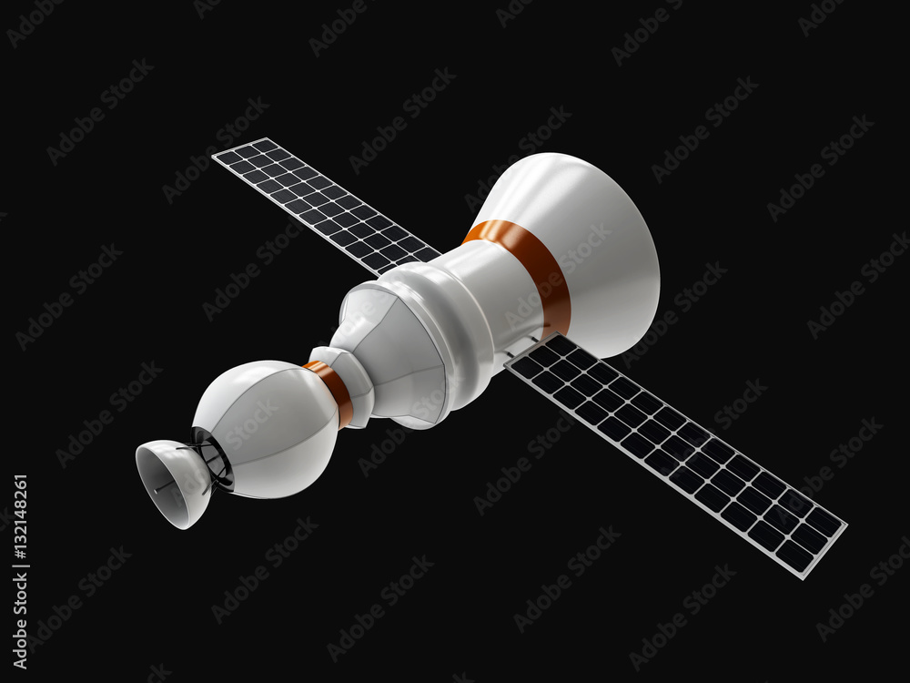 3d Illustration of Satellite communications 3d Illustration of Satellite communications
