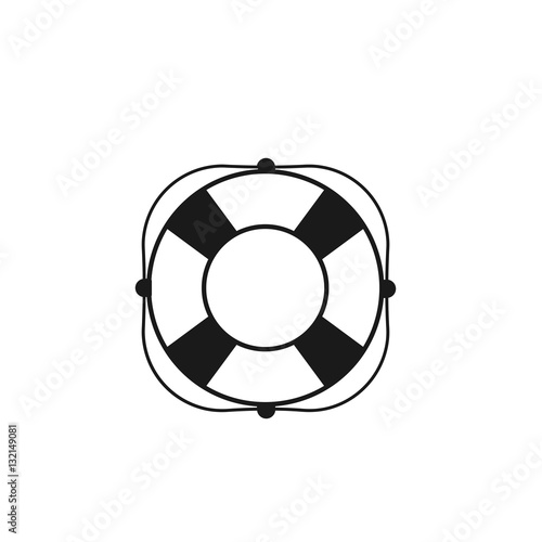 Lifebuoy Icon Vector