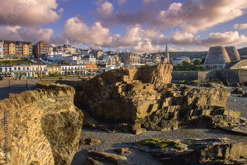 City Ilfracombe on the north coast of Devon. UK photo