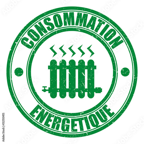 Logo consommation énergétique.