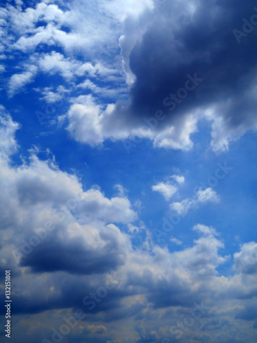 Clouds in the Blue Sky Background © dreambender