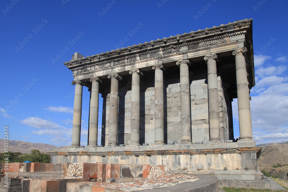 Fototapeta premium Ancient Garni Pagan Temple, Armenia