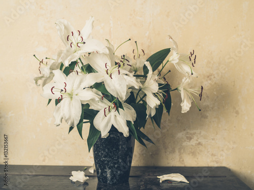 Fototapeta Naklejka Na Ścianę i Meble -  Bouquet of lillies