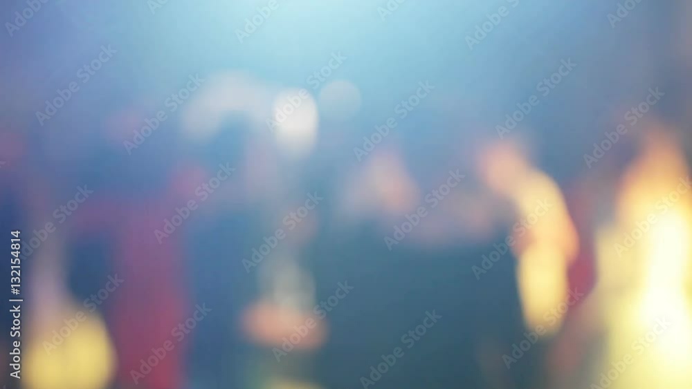 Bokeh of dancing people Bokeh of dancing people