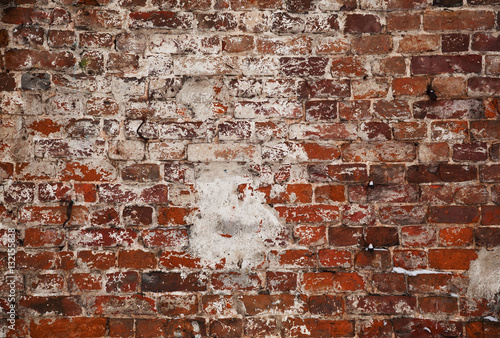 Old brick wall. Empty space for text. The area for the designer