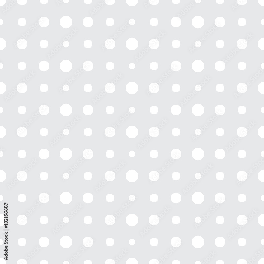 Abstract geometry gray deco art halftone polka pattern