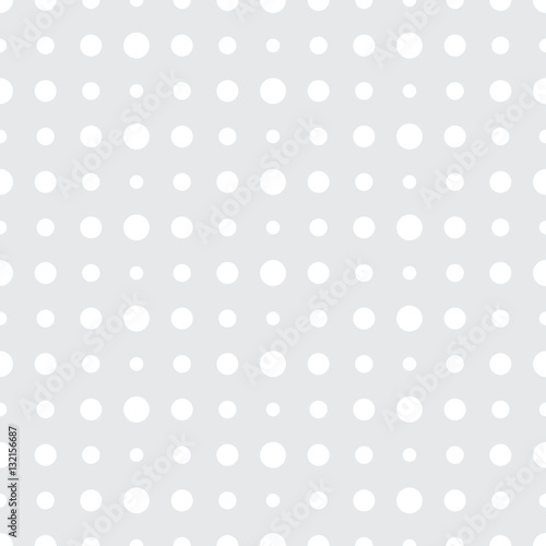 Abstract geometry gray deco art halftone polka pattern © sunspire