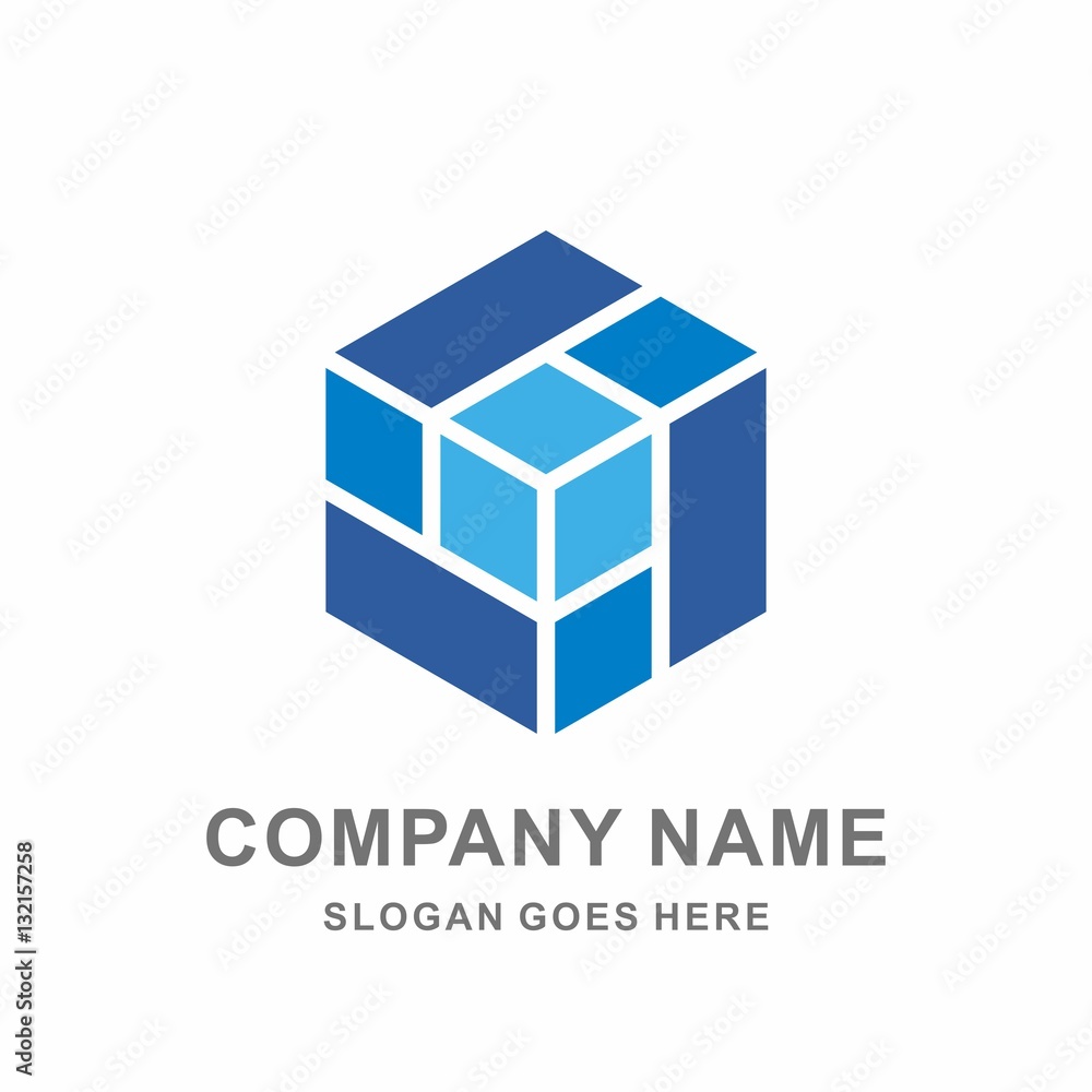 3D Geometric Hexagon Cube Box Space Architecture Engineering Business Company Stock Vector Logo Design Template 3D Geometric Hexagon Cube Box Space Architecture Engineering Business Company Stock Vector Logo Design Template