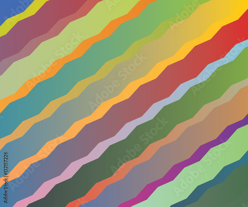 Abstract colorful waves for design