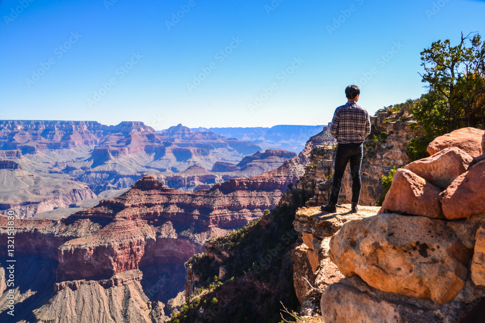 Alone at the Grand Canyon