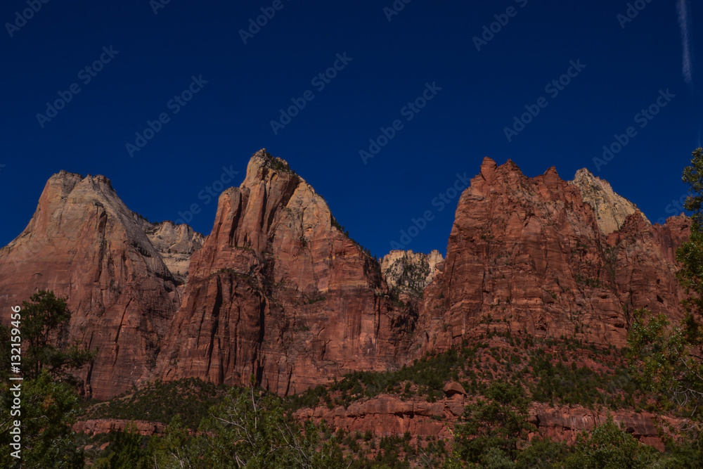 Zion Canyon's Court of the Patriarchs
