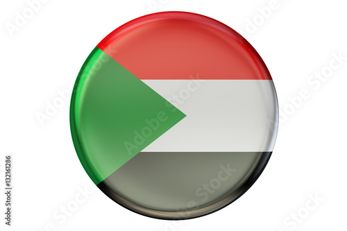 Badge with flag of Sudan, 3D rendering Free Download Badge with flag of Sudan, 3D rendering - GFXLoad