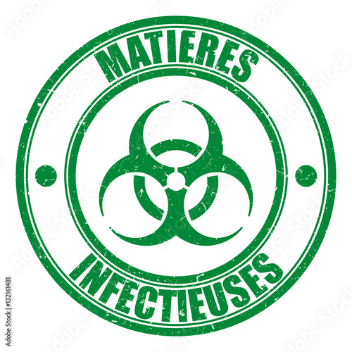 Logo matières infectieuses.