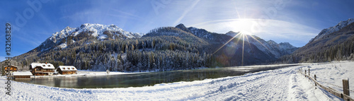 Ein Winterpanorama am Jägersee