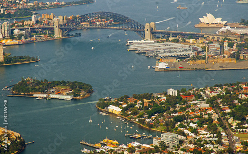 City of Sydney Australia from the air